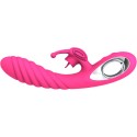 ARMONY - VIBRATORE VICKY RABBIT CON LINGUETTA TIRANTE FUCSIA